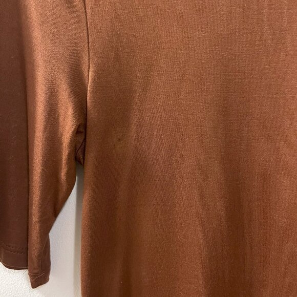 Vero Moda Women's T-Shirt, Small, Brown - Picture 4 of 8